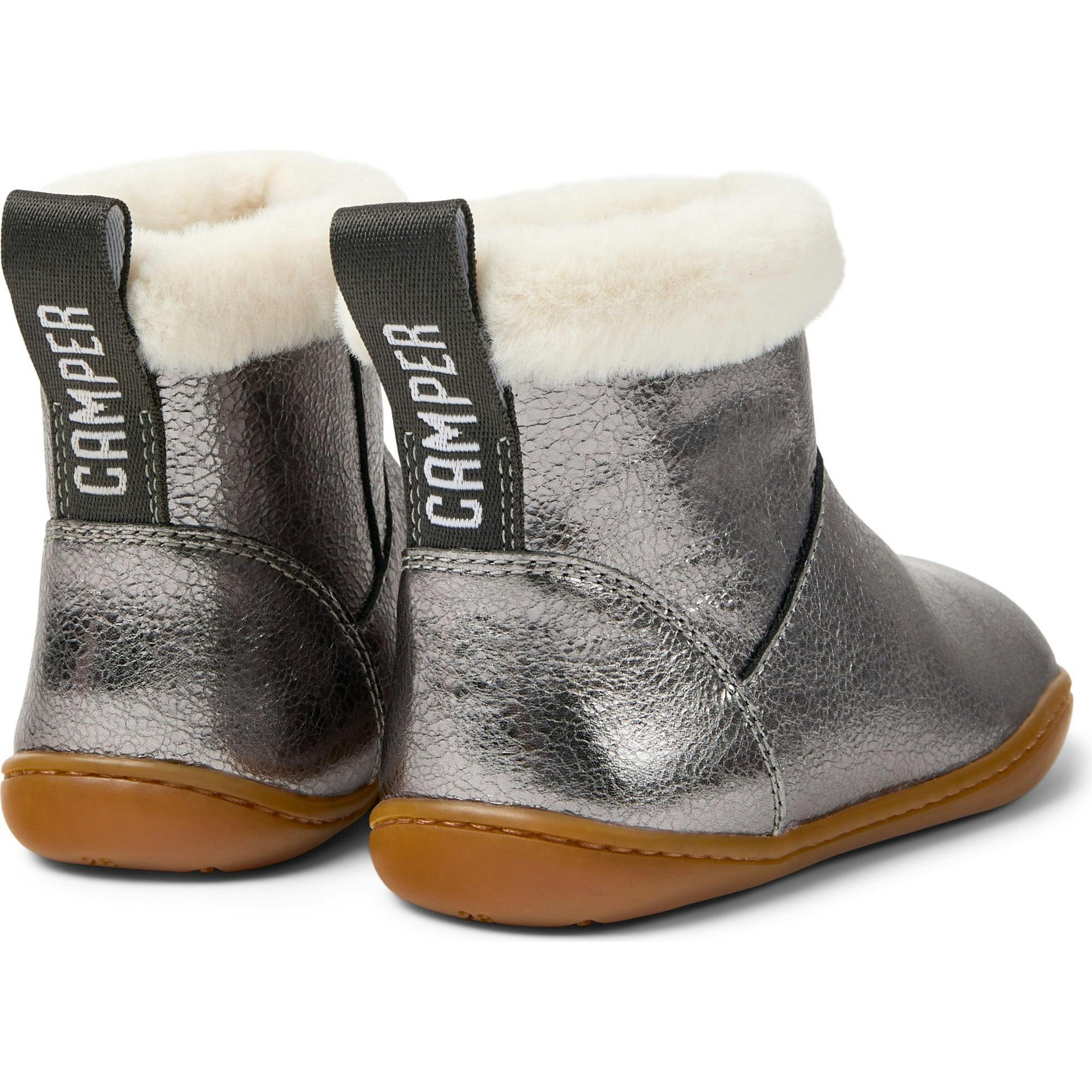 Kids Peu Leather Ankle Boots