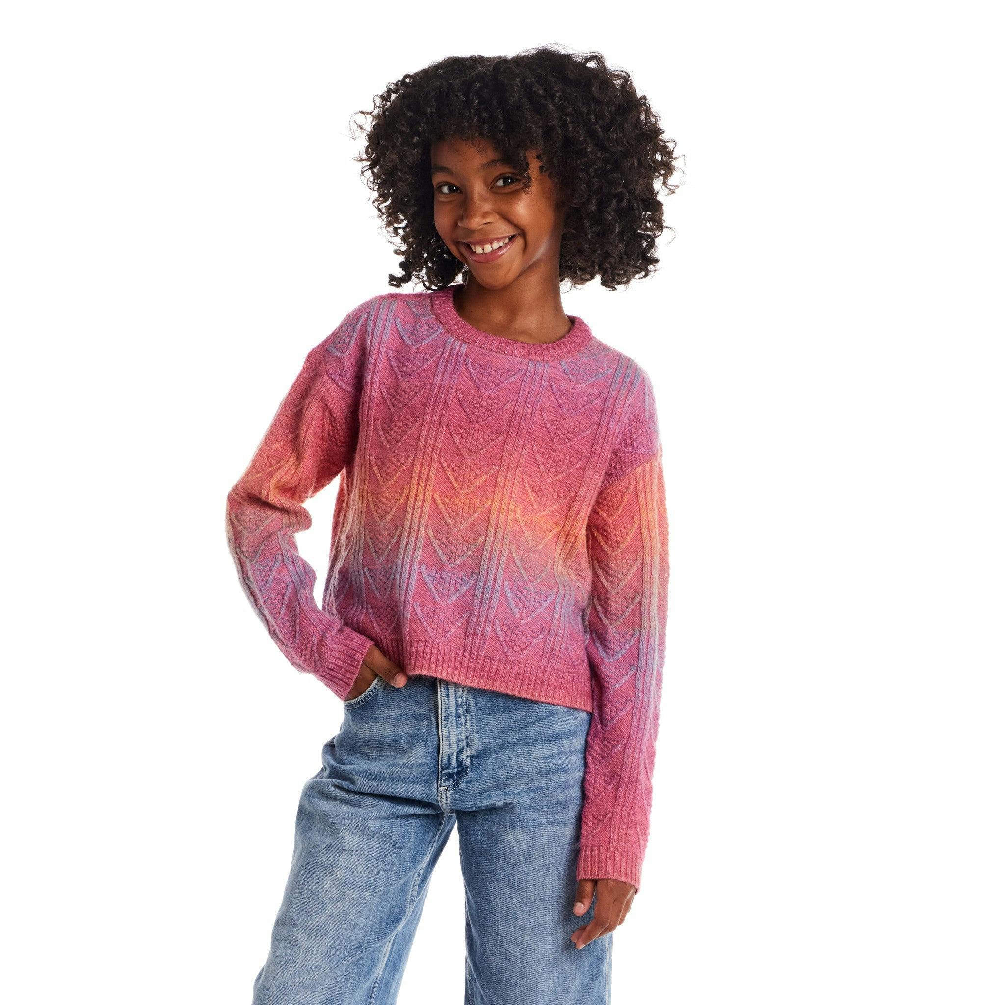 Big Kids Cable Knit Sweater
