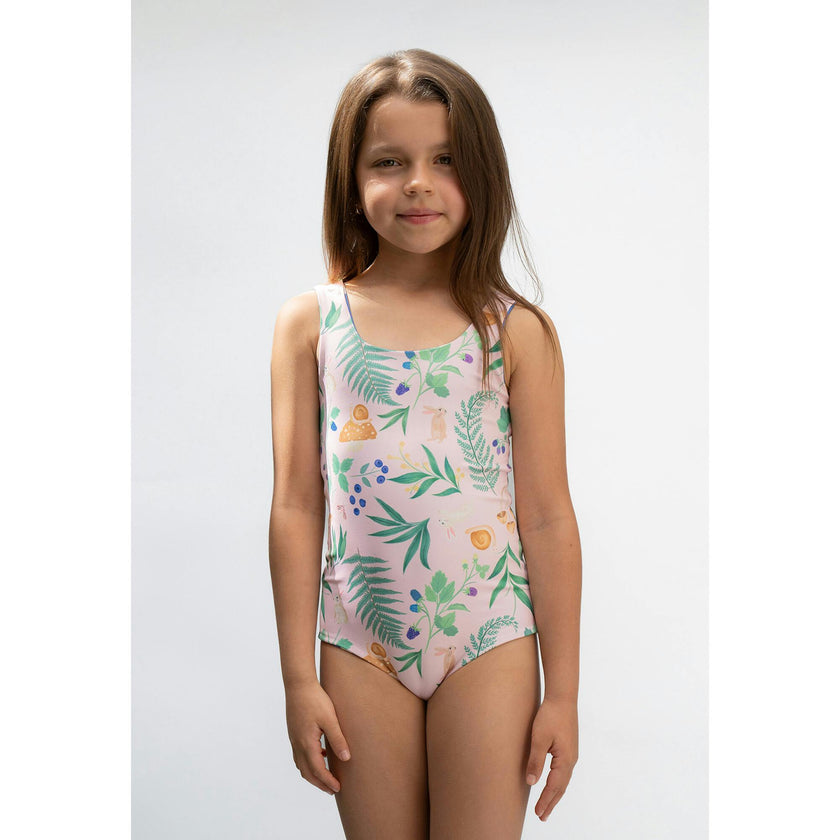 BOSQUE DE CONEJOS ROSADO - REVERSIBLE SUN&MOON ONE PIECE