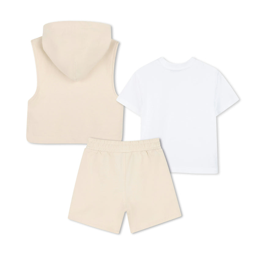Beige 3‑Piece Casual Set