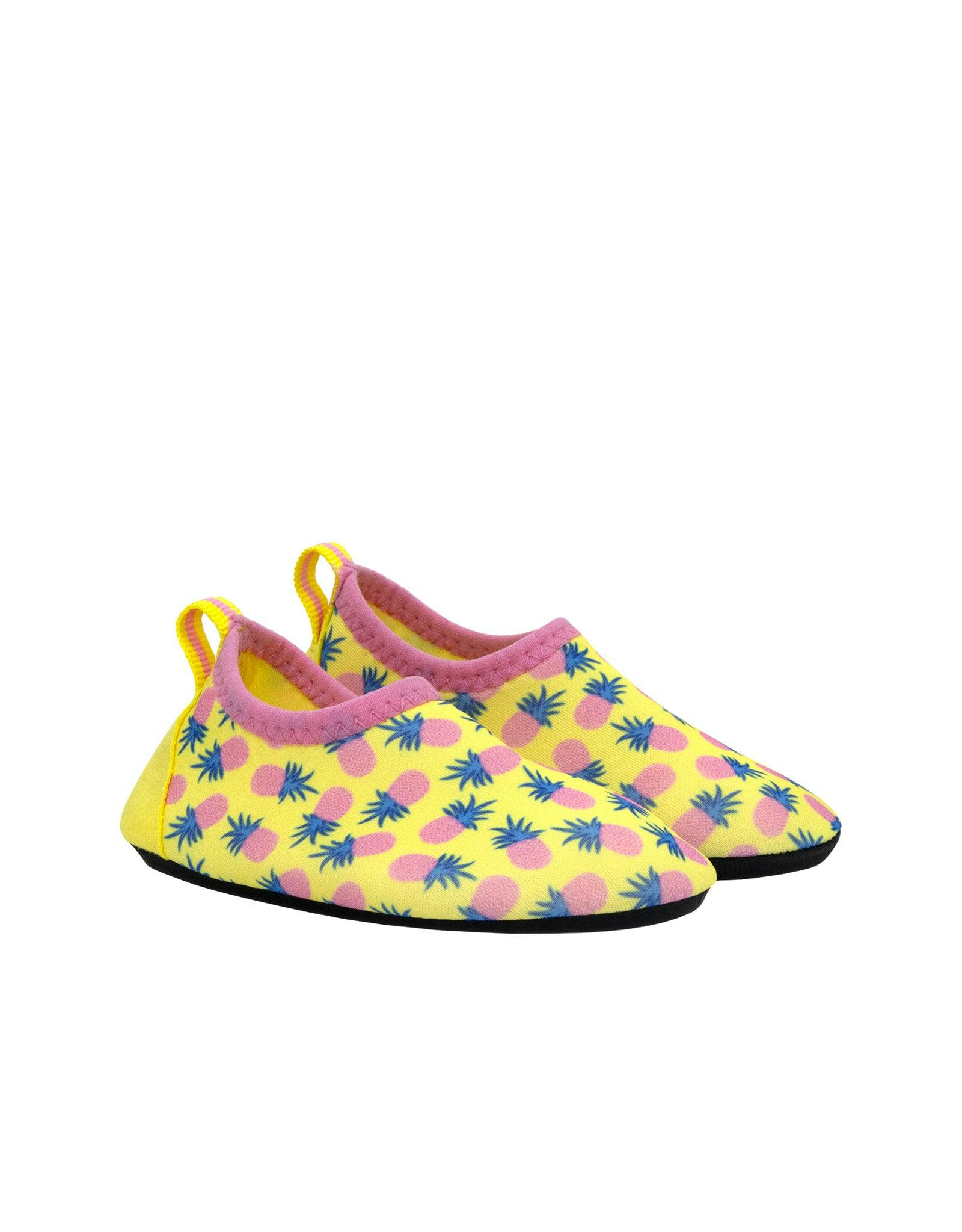 Pineapple Crush Aqua Shoes in Yellow