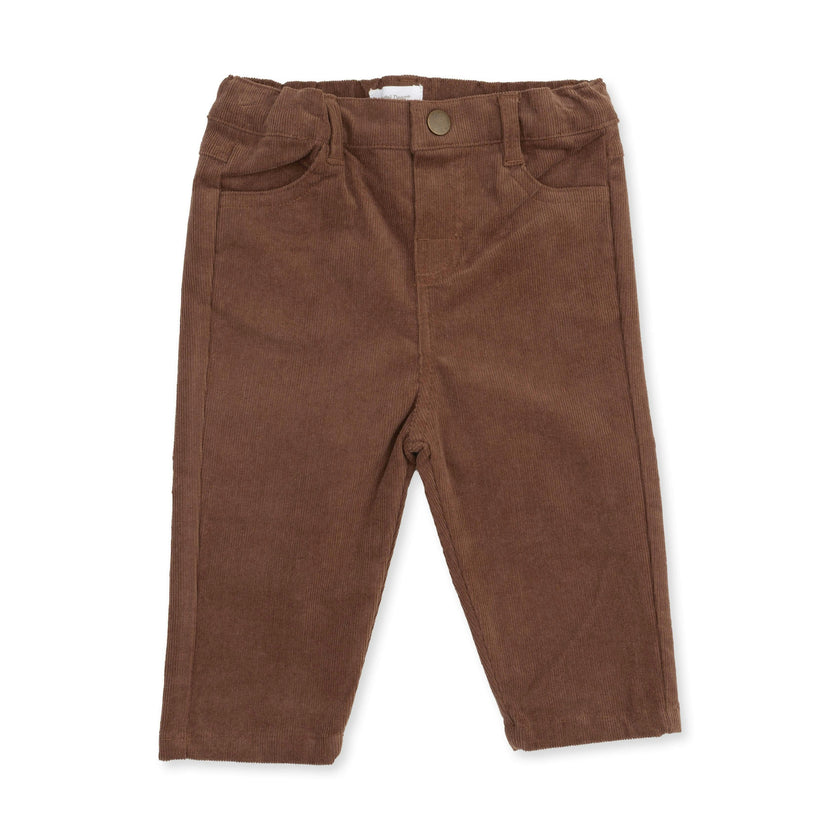 Solid Beaver Fur Corduroy - Adjustable Pants