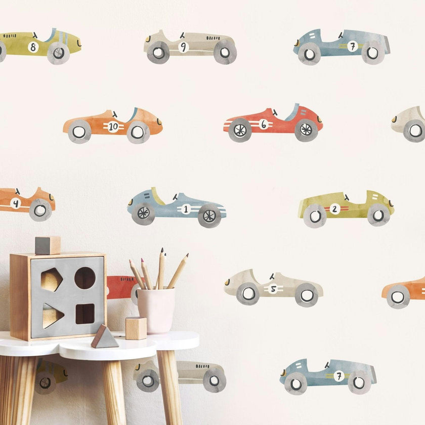 Hot Rods • Peel-and-Stick Wall Decals