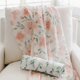 Parker Cotton Muslin Swaddle Blanket Set (Floral, Set of 2)