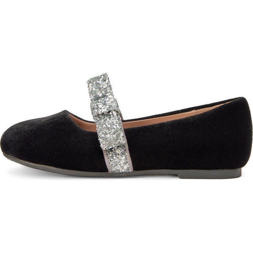 Mia 2.0 Velvet Sparkling Bow Strap Mary Jane Shoes