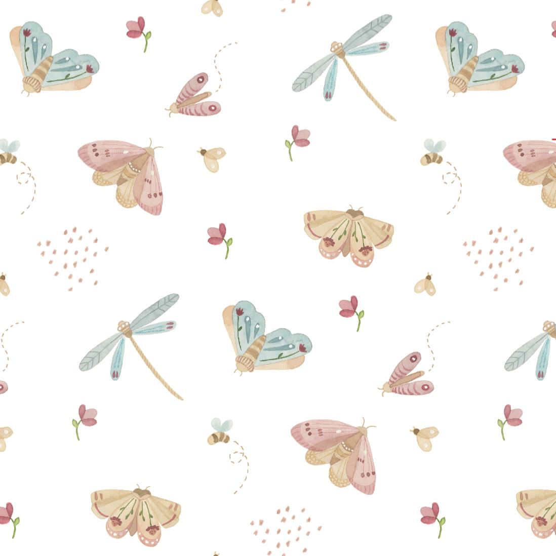 Butterflies Pima Cotton Baby Blanket