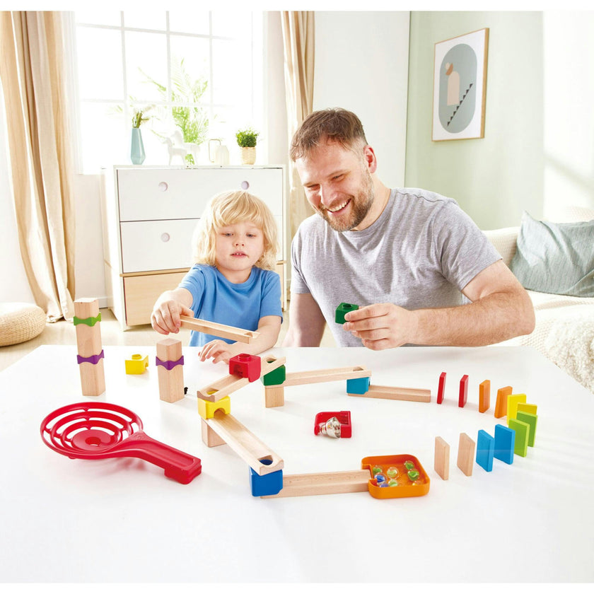 Marble Run Crazy Rollers Wood Building Racetrack