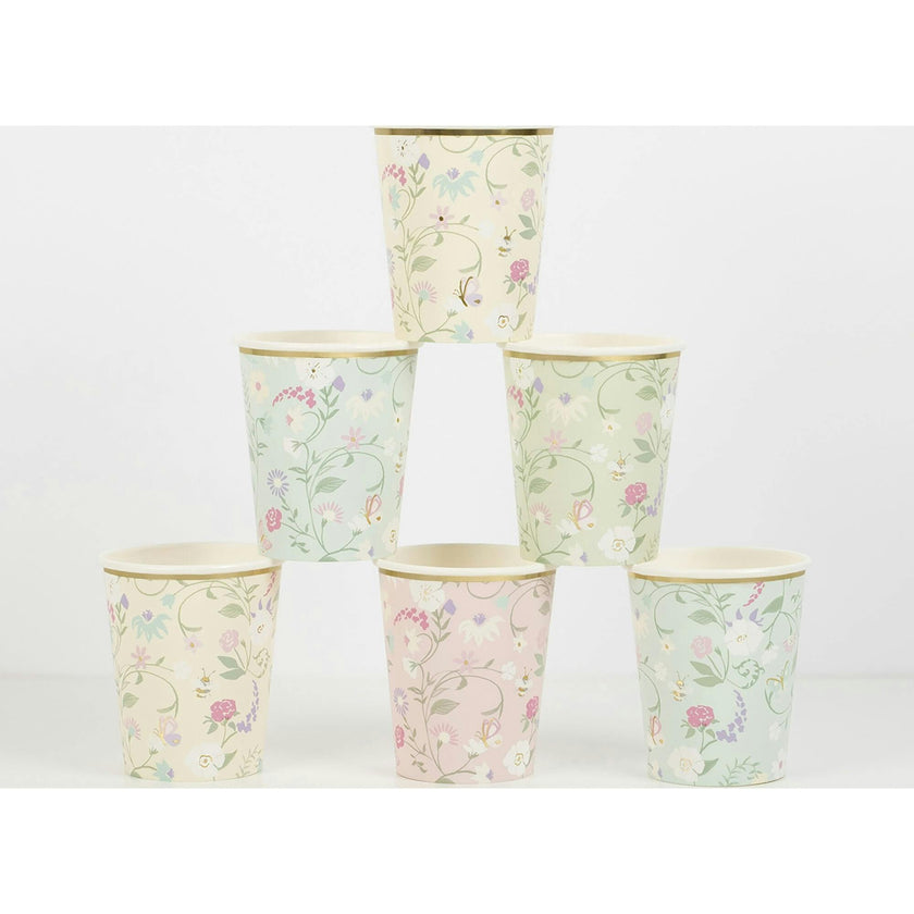 Meri Meri x Ladurée Paris Floral Cups