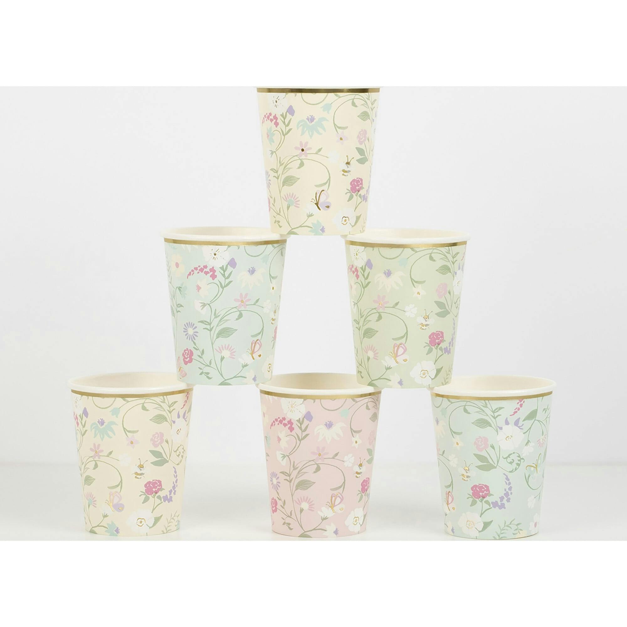 Ladurée Paris Floral Cups