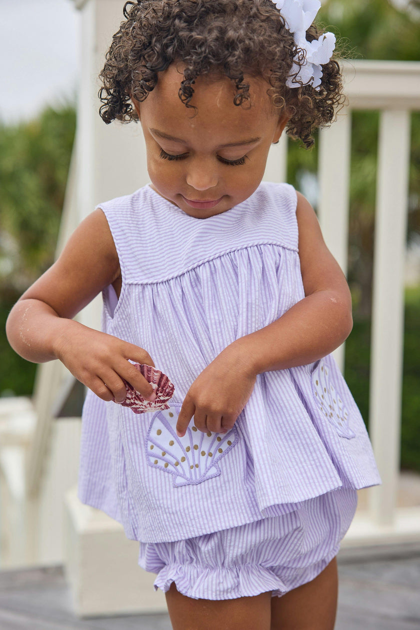 Applique Pocket Diaper Set - Sea Shells