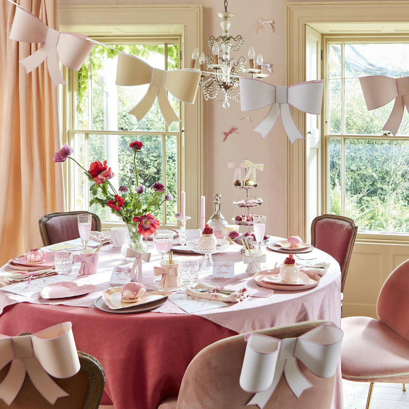 3D Paper Bow Garland