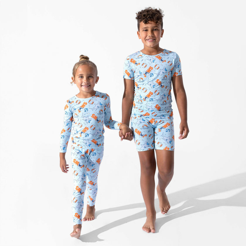 JAWS Bamboo Kids Pajama Short Set