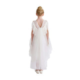 White Novalie Layered Tulle Dress