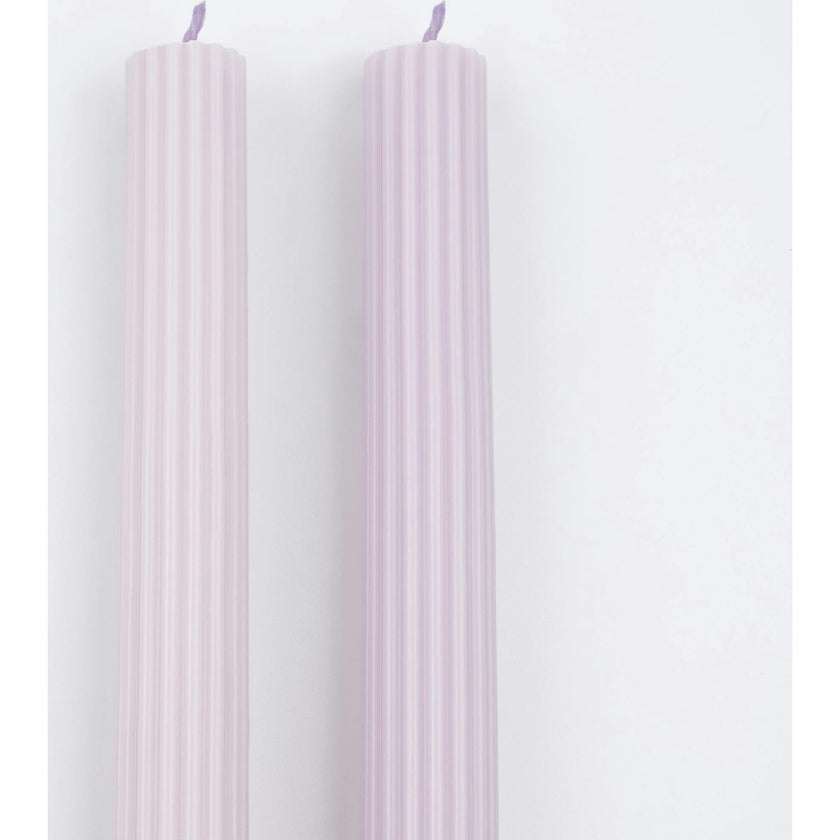 Dusty Lilac Table Candles