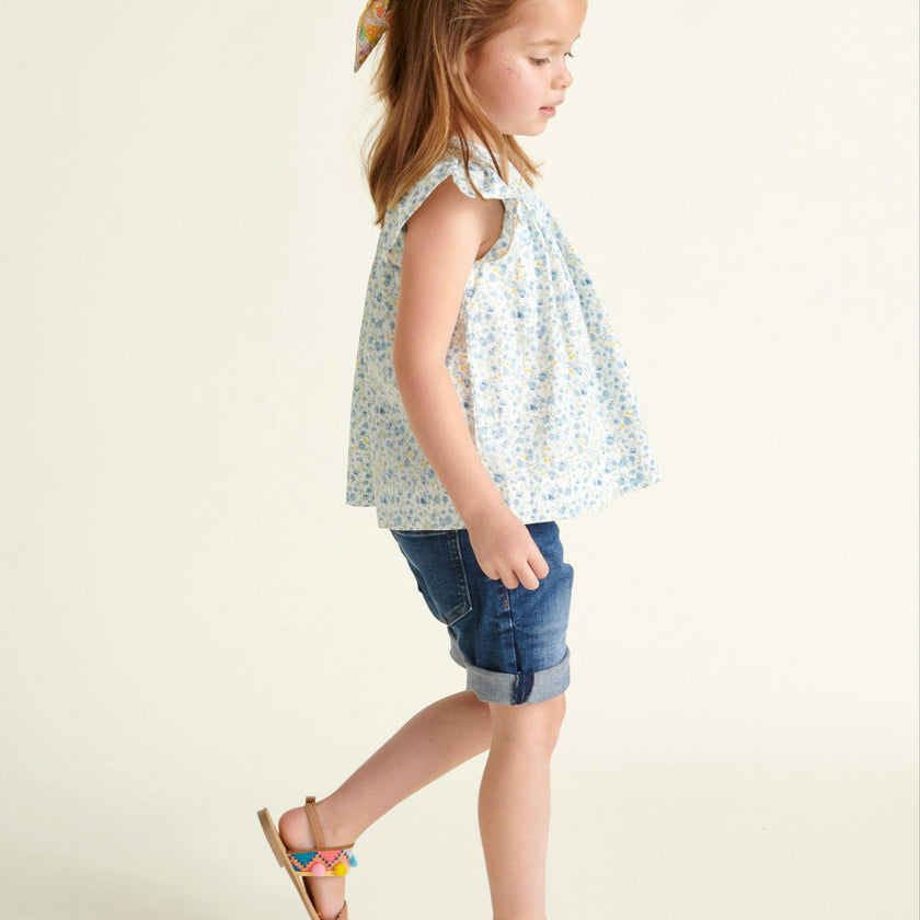 Hand-Smocked Girls Blouse Ines