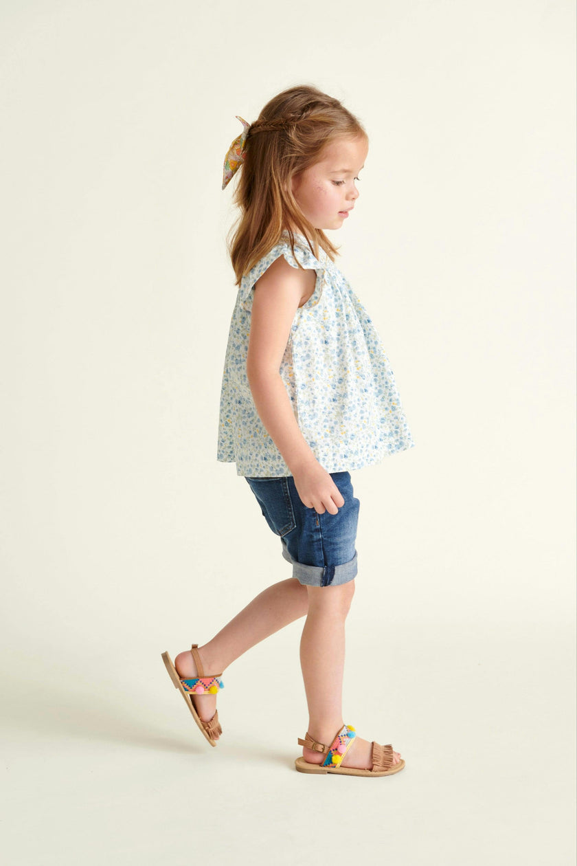 Hand-Smocked Girls Blouse Ines