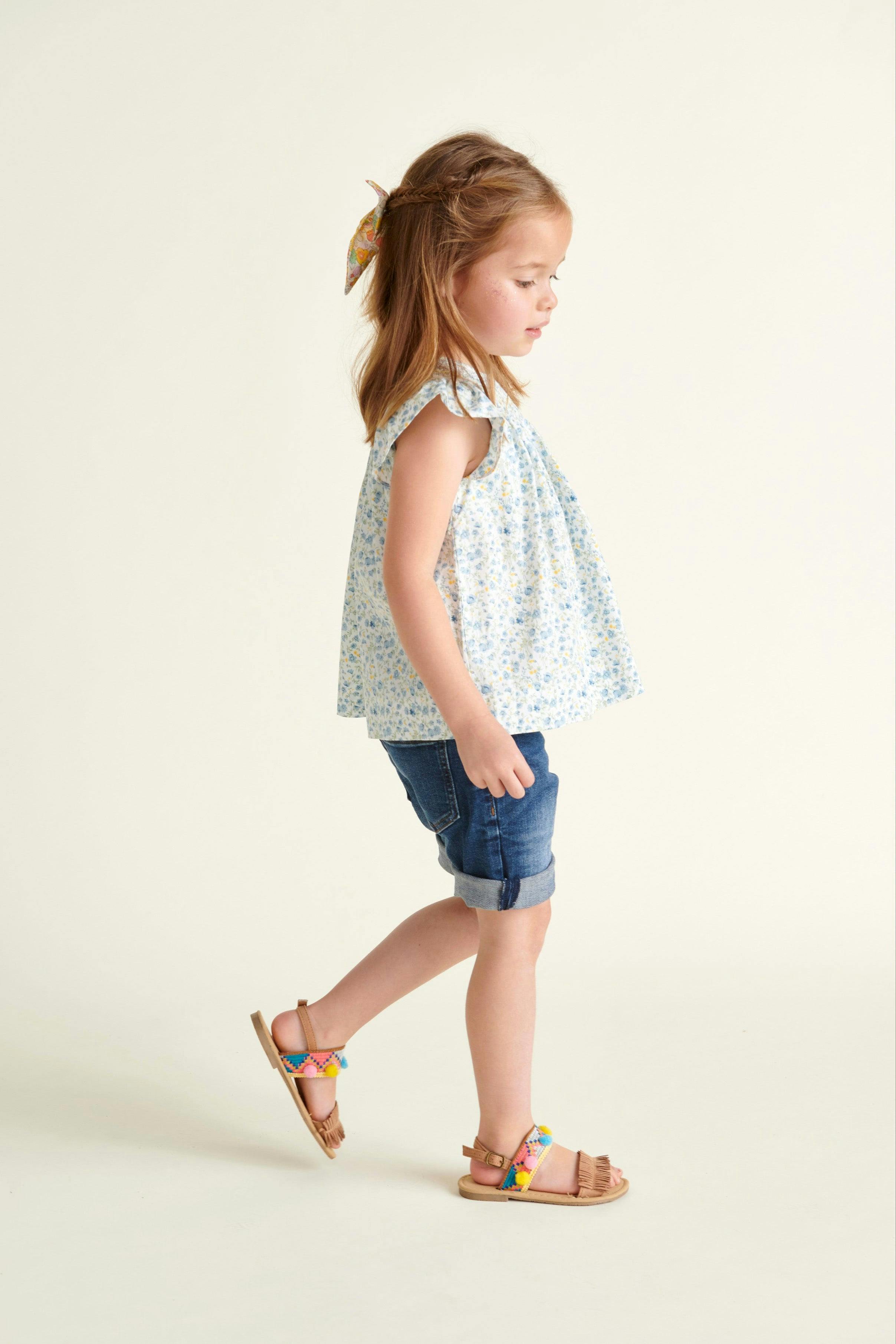 Hand-Smocked Girls Blouse Ines