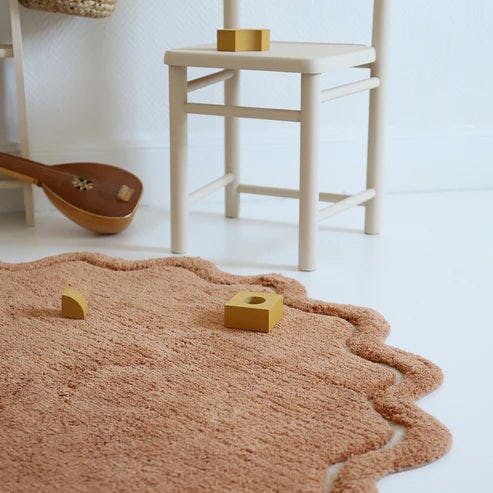 Children's washable cotton mat SWEET APRIL TOFFEE