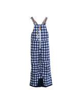 Kids Snow Pant in Navy Gingham