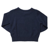 Boys Oliver Sweater - Navy Santa
