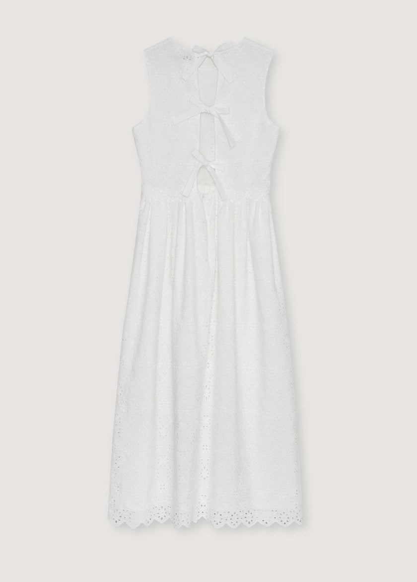 Sakura Woman Long Dress Pure Cloud