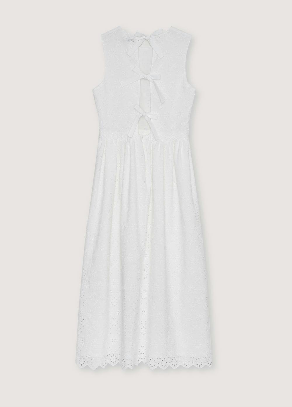 Sakura Woman Long Dress Pure Cloud