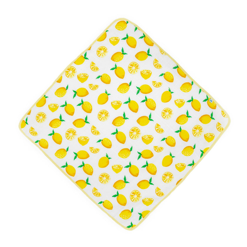 Infant Hooded Towel - Lemon