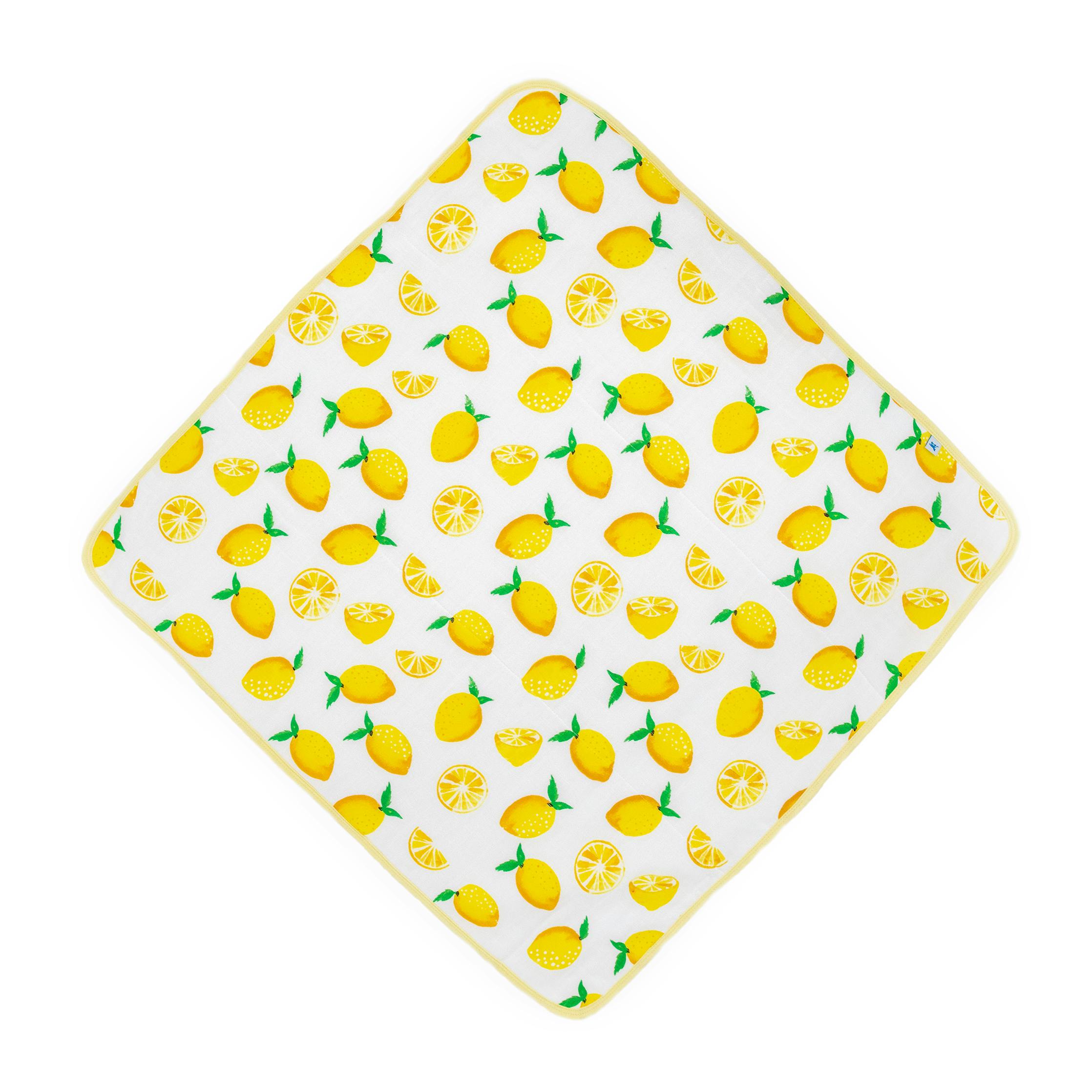Infant Hooded Towel - Lemon