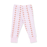 Football Bow Stripe - Long Sleeve Loungewear Set