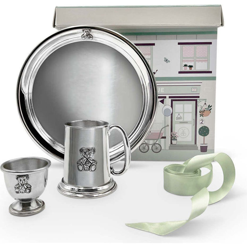 Little Treasures Pewter Breakfast Set with Tankard