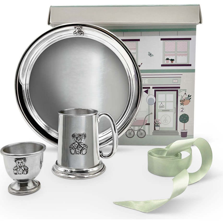 Little Treasures Pewter Breakfast Set with Tankard