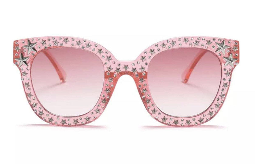 Crystal Star Sunglasses Black