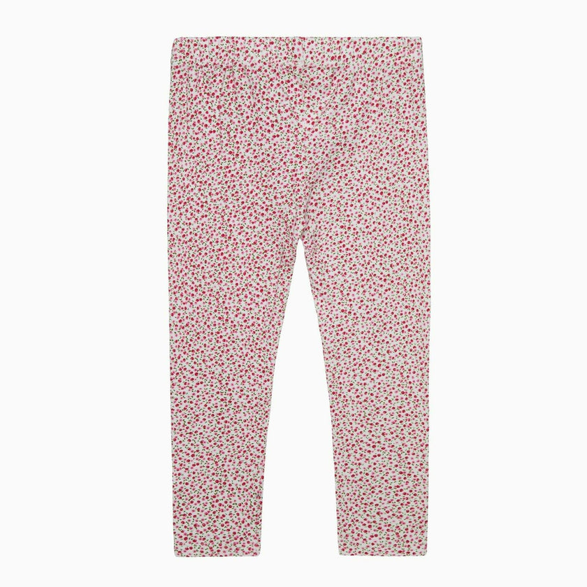 Leggings in Red Cherry Floral