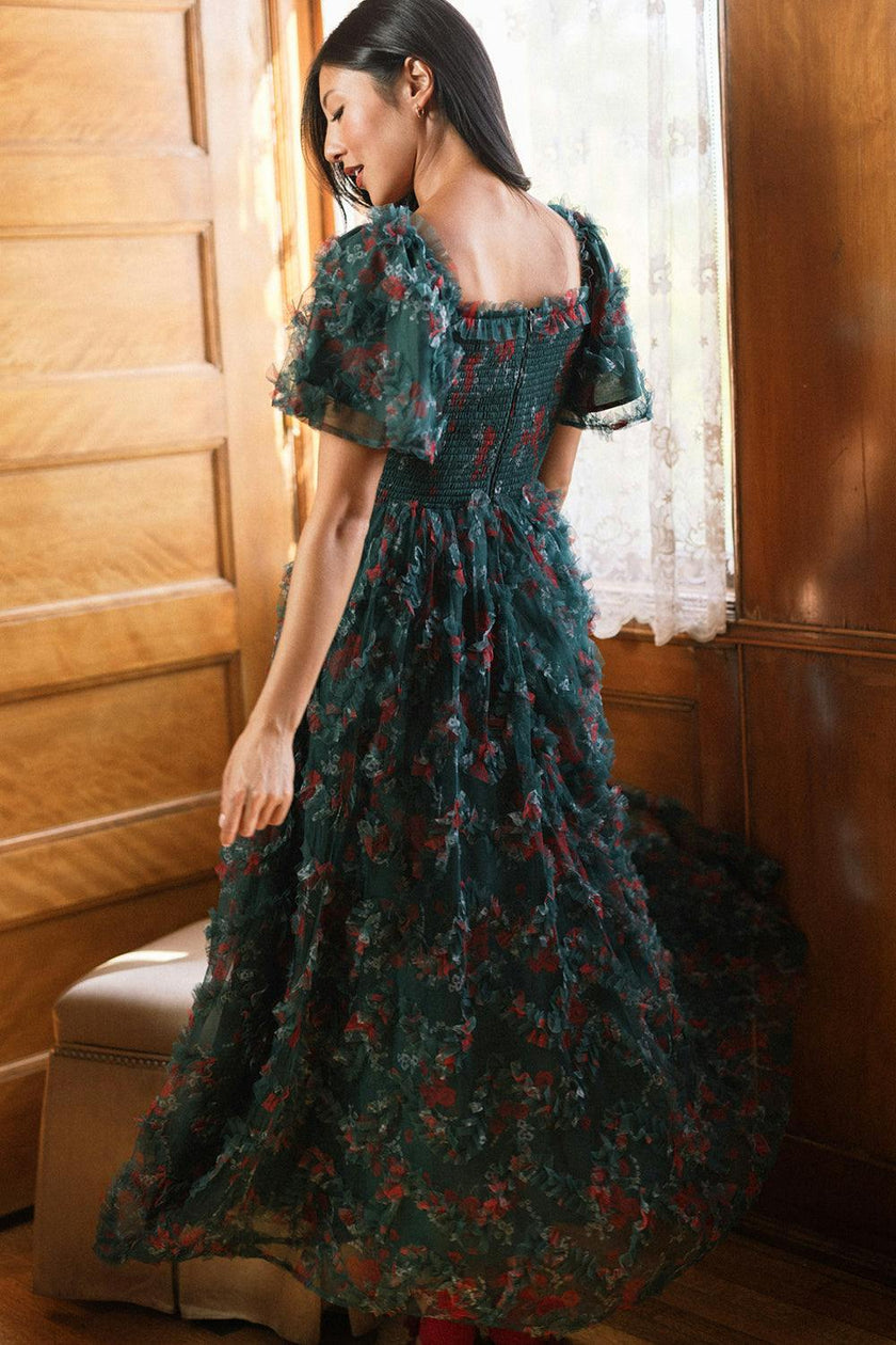 Florentina Dress in Emerald Truly Madly Deeply