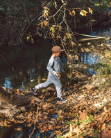 Bowie Outside Jogger - Celestial Blue French Terry