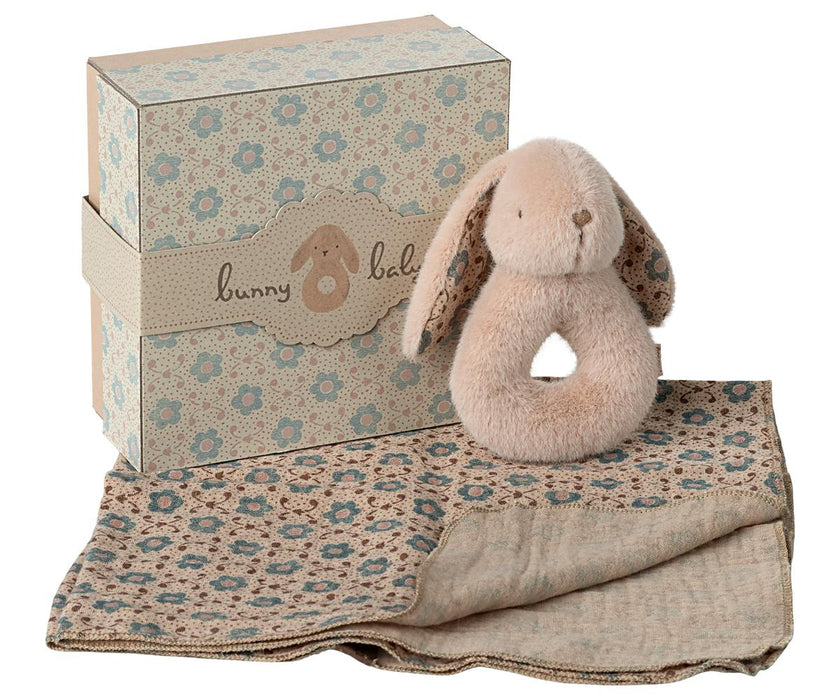 Bunny rattle set - Powder