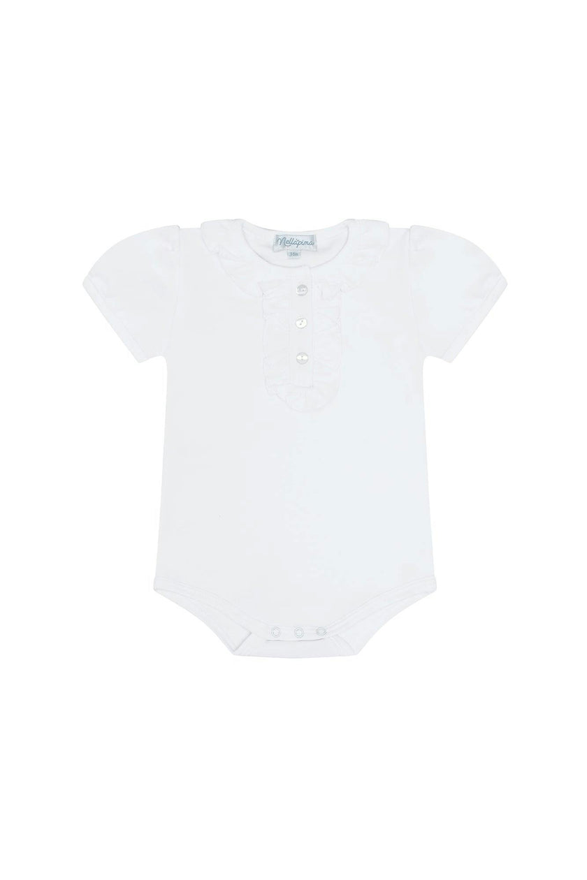 Ruffle Short Sleeve Onesie
