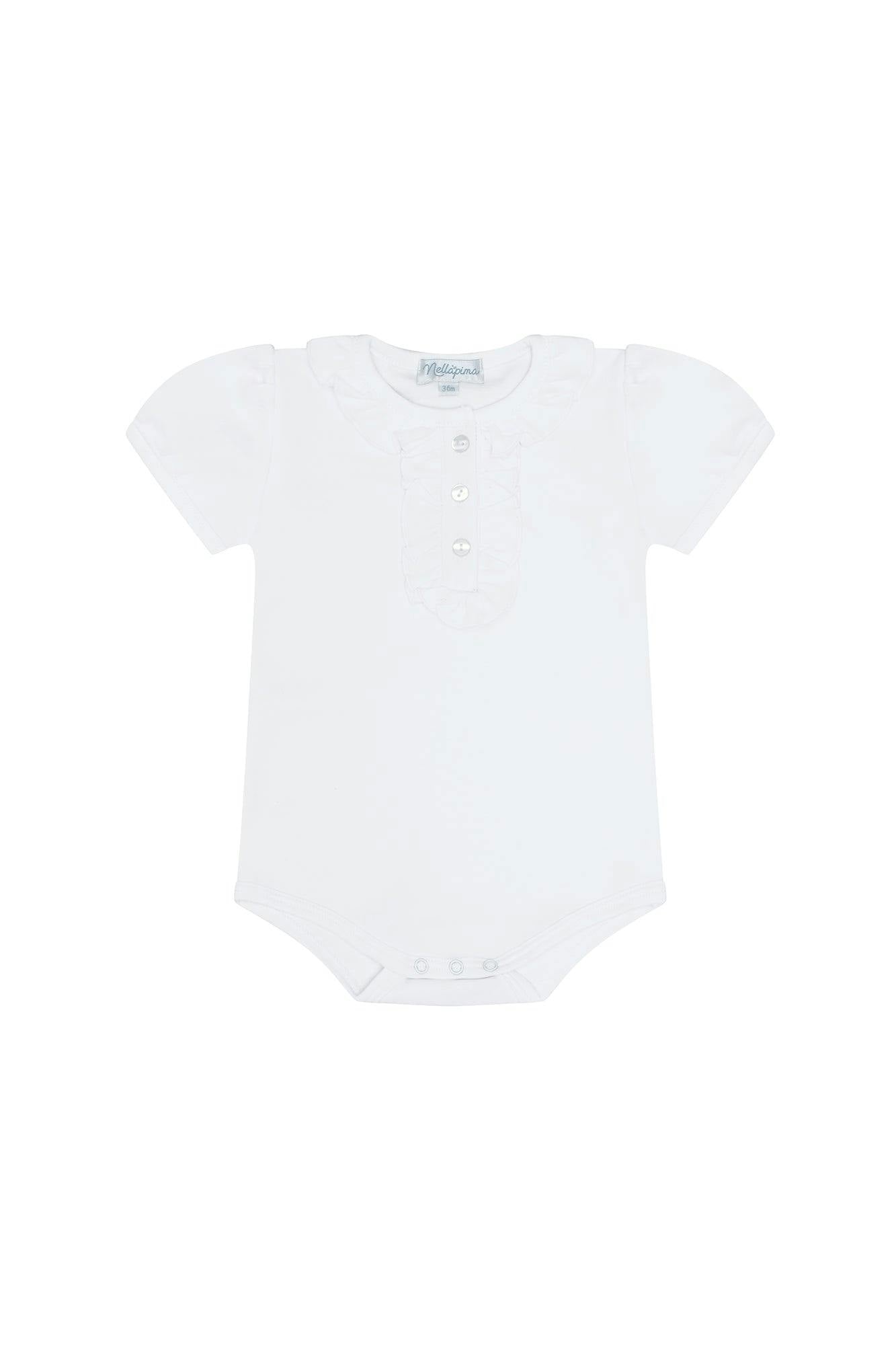 Ruffle Short Sleeve Onesie