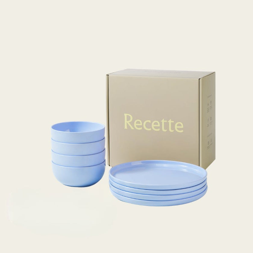 Plate and Bowl Set | Blue
