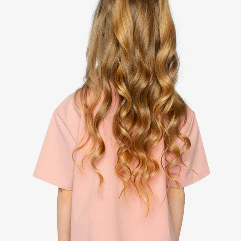 Heavy Jersey Wide Short Sleeve T-Shirt Pink