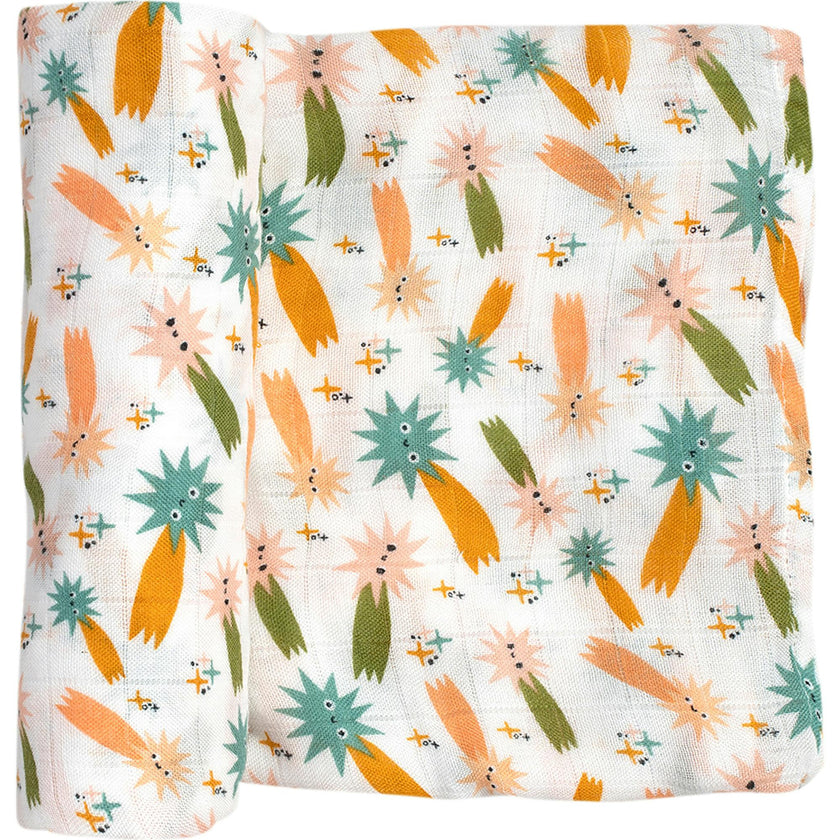 Crib Sheet And Swaddle Bundle