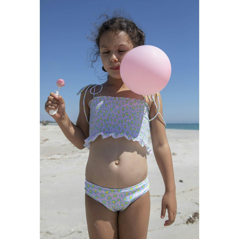 Candy animal dots smocked set