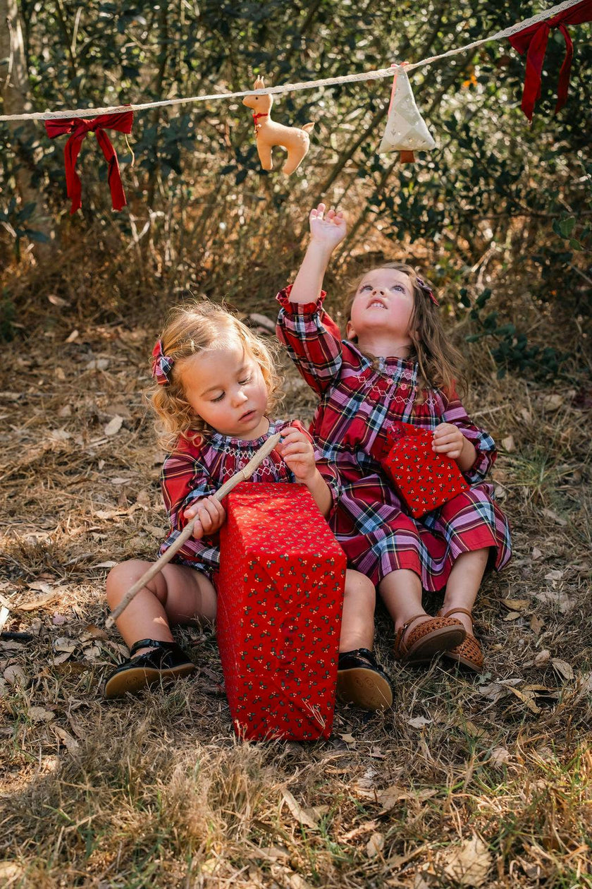 Nora Dress in Heritage Tartan
