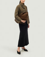 St. Barths Medium Tote Suede | Teak