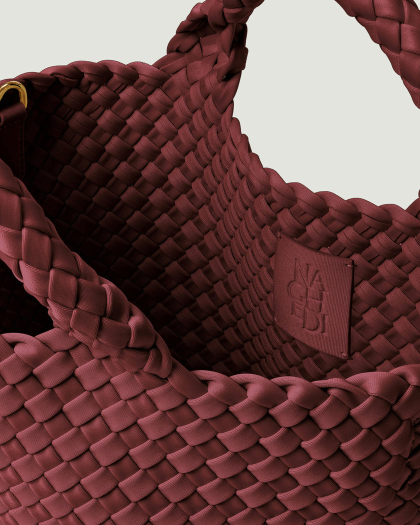 St. Barths Small Tote | Bordeaux