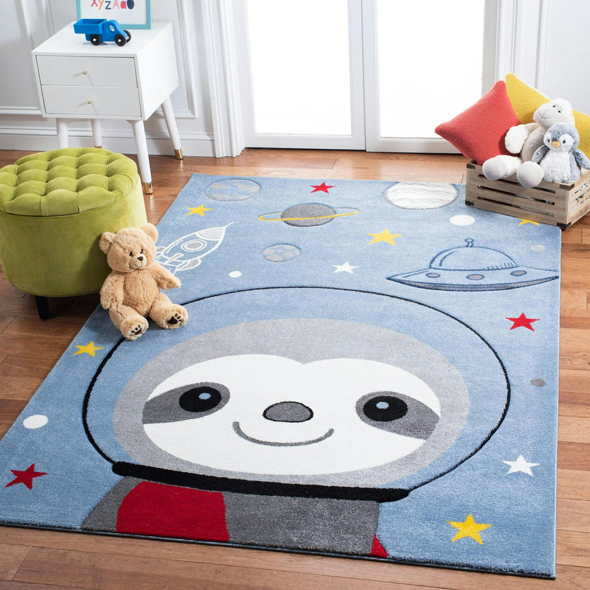 Carousel Kids Neil Rug, Blue