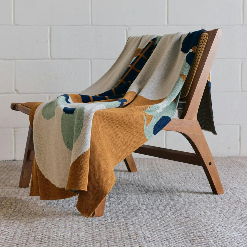 Breakfast Knit Blanket
