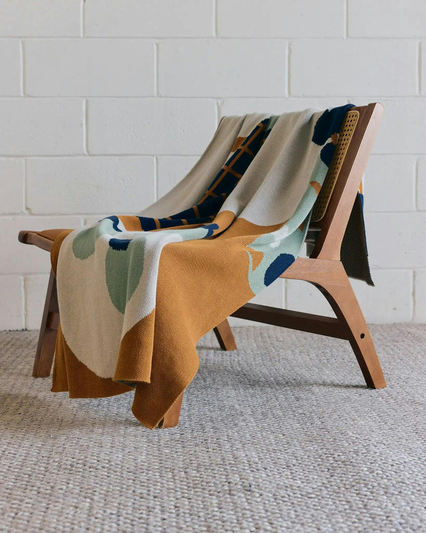 Breakfast Knit Blanket