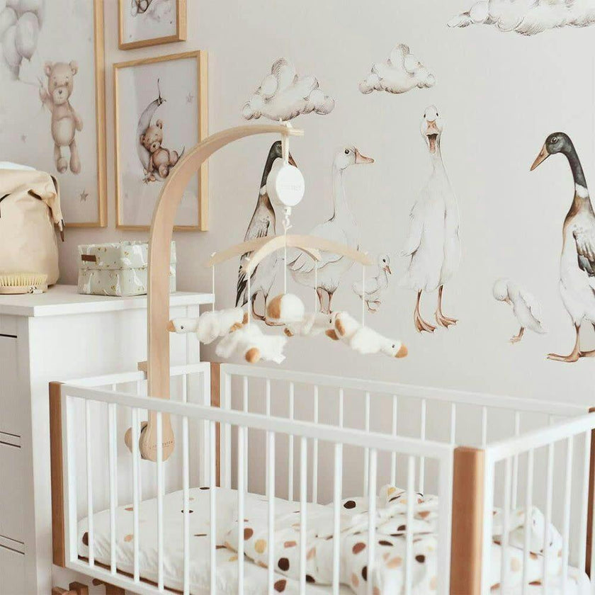 White Ducks Return To Innocence Wall Decal Set