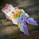Big Velvet Bow, Dusty Blue